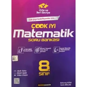 Maraton 8.Sınıf Çook İyi Matematik Soru Bankası 2024