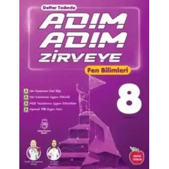 Newton 8.Sınıf Fen Bilimleri Adım Adım Zirveye Soru Bankası 2025-26