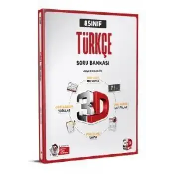 3D 8.Sınıf Türkçe Soru Bankası 2025-26