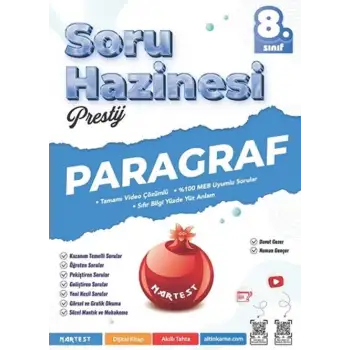 Nartest 8.Sınıf Paragraf Prestij Soru Hazinesi 2025-26