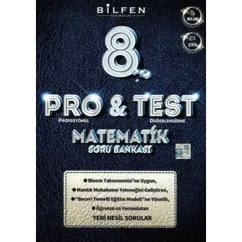 Bilfen 8.Sınıf Protest Matematik Soru Bankası