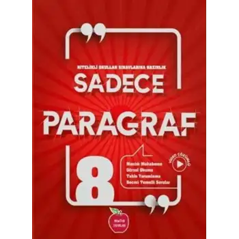 Newton 8.Sınıf Sadece Paragraf Soru Bankası 2025