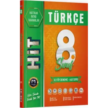 Mozaik 8.Sınıf Türkçe Hit Deneme 32 Lı 2025-26