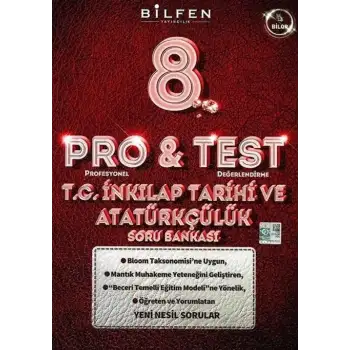 Bilfen 8.Sınıf Protest İnkılap Tarihi Soru Bankası