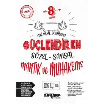 Ankara 8.Sınıf Güç. Say-Söz Mantık Muhakeme Soru Bankası