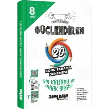 Ankara 8.Sınıf Güçlendiren 20 Li Din Kültürü Konu Tarama Denemesi