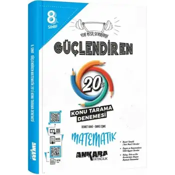 Ankara 8.Sınıf Güçlendiren 20 Li Matematik Konu Tarama Denemesi