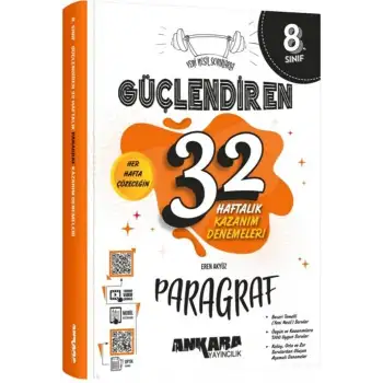 Ankara 8.Sınıf Güçlendiren 32 Haftalık Paragraf Kazanım Denemesi 2025