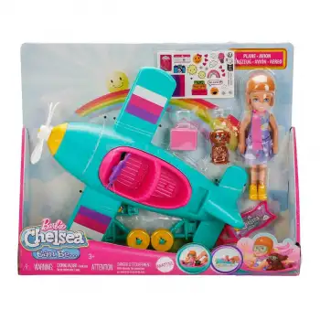 Mattel Barbie ChelseaNin Pervaneli Mini Uçağı Oyun Seti Htk38