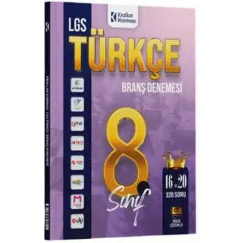 Krallarkarması 8.Sınıf Türkçe 16X20 Deneme 2025-26