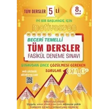 Nartest 8.Sınıf Omage Gold Tüm Dersler Deneme Sınavı