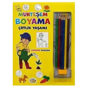 0-6 Yaş Yay Muhteşem Boyama - Çiftlik Yaşamı