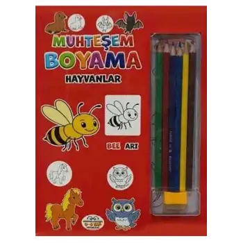 0-6 Yaş Yay Muhteşem Boyama - Hayvanlar