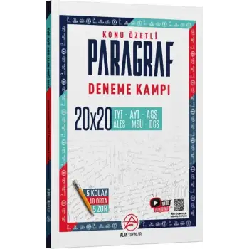 Alan Tyt Paragraf Konu Özetli 20x20 Deneme 2025-26