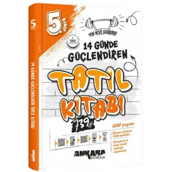 Ankara 5.Sınıf Güçlendiren 14 Günde Tatil Kitabı 2025-26
