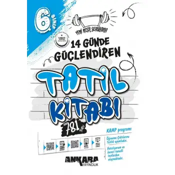 Ankara 6.Sınıf Güçlendiren 14 Günde Tatil Kitabı 2025-26