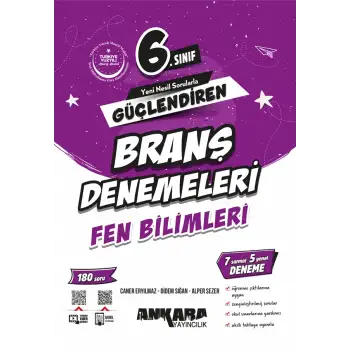 Ankara 6.Sınıf Fen Bilimleri Güçlendiren Branş Denemeleri 2025-26