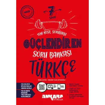 Ankara 7.Sınıf Türkçe Güçlendiren Soru Bankası 2025-26