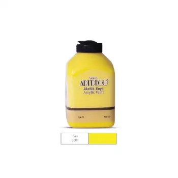Artdeco Akrilik Boya 500 Ml Sarı Lv-Y-70-3601