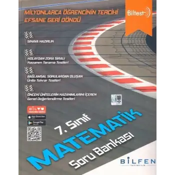 Bilfen 7.Sınıf Biltest Matematik Soru Bankası
