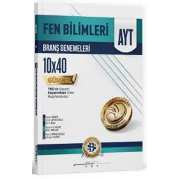 Bilgisarmal Ayt Fen Bilimleri 10*40 Deneme 2024-25