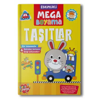 Boyama Zamanı Etkinlikli Mega Boyama Taşıtlar