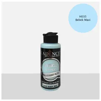 Cadence Akrilik Hybrid Multısurfaces H-035 Bebek Mavi 120ml