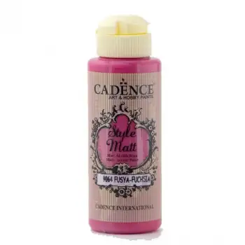 Cadence Style Mat Akrilik Boya S-9064 Fuşya 120ml