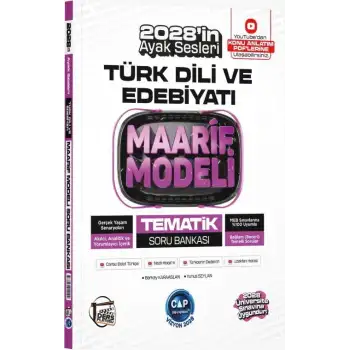 Çap Tyt Edebiyat Maarif Tematik Soru Bankası 2026-27