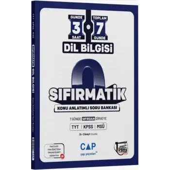 Çap Tyt Sıfırmatik Dil Bilgisi Konu Anlatımlı Soru Bankası 2026-27