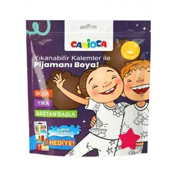 Carıoca Boyanabilir Pijama Keçeli 5-6 Yaş (Kalem Hediyeli)
