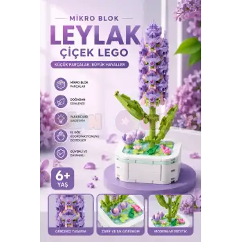 Dostoys Lego Leylak Çiçeği Blok OCE-0508
