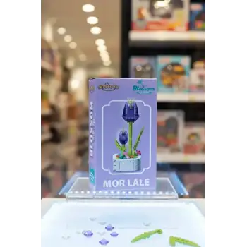 Dostoys Lego Mor Lale Çiçeği Blok OCE-0430