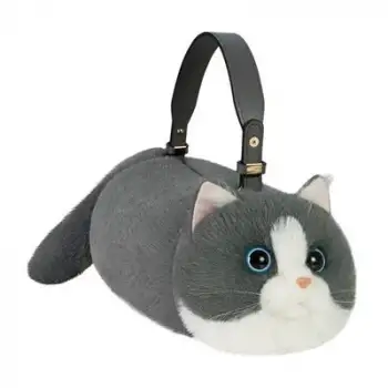 Dream Vest Kedi El Çantası Gri VST-CAT005