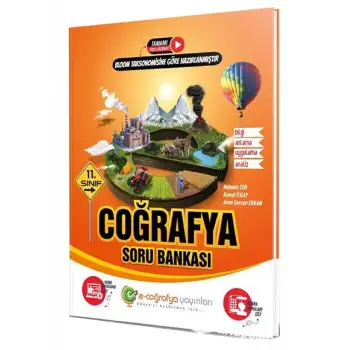 E-Coğrafya 11.Sınıf Coğrafya Soru Bankası 2024