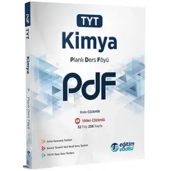 Eğitimvadisi Tyt Kimya Planlı Ders Föyü Pdf 2025-26