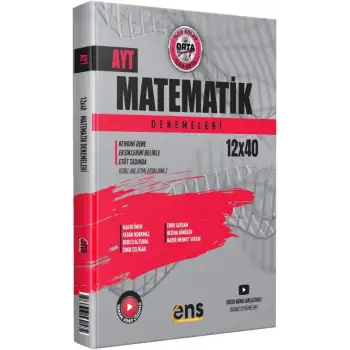 Ensdestek Ayt Matematik Deneme 12X40 - 2023-24