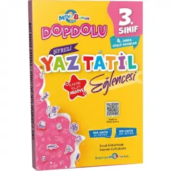 Evrensel 3.Sınıf Mavi Boncuk şifreli Yaz Tatil Eğlencesi