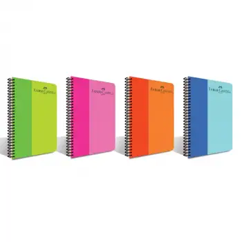 F.C. Defter Bicolor Spiralli Pp Kapak 60 YP Çizgisiz