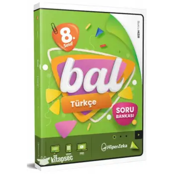 Hiperzeka 8.Sınıf Bal Türkçe Soru Bankası 2025