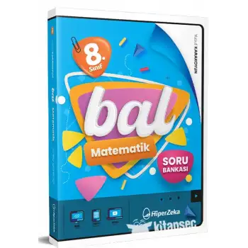 Hiperzeka 8.Sınıf Bal Matematik Soru Bankası 2025