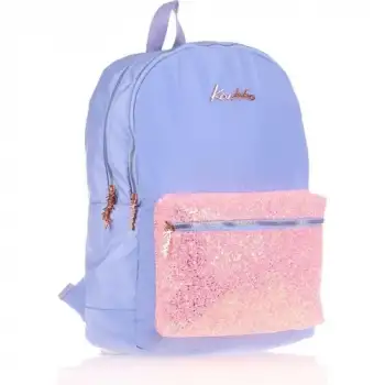 Kaukko Brıght Sırt Çantası Taşlı Floral Mavi K1521