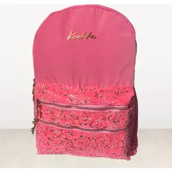 Kaukko Magıc Dreams Sırt Çantası Taşlı Pullu Pembe K1546