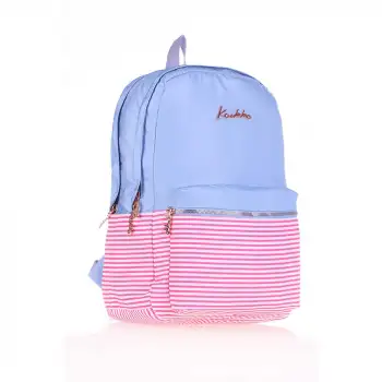 Kaukko Soft Floral Sırt Çantası Blue K1494