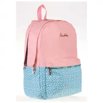 Kaukko Soft Strıpe Sırt Çantası (Somon) K1361