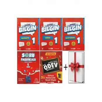Kırmızıbeyaz 1.Sınıf Efsane Bilgin Set 5 Kitap