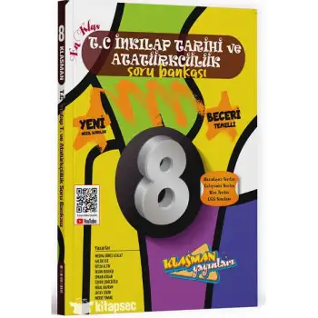 Klasman 8.Sınıf İnkılap Tarihi Soru Bankası 2025-26