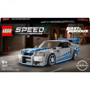 Lego Speed 76917 Champions Daha Hızlı Daha Öfkeli Nissan Skyline Gt-R (R34)