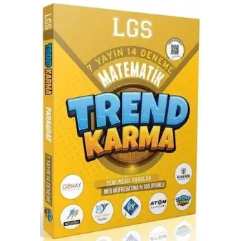 Liderlerkarması Lgs Trend Karma Matematik Denemeleri 7 Yayın 14 Deneme 2025-26