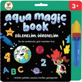 Lino Aqua Magic Book Eğlenelim Öğrenelim Sihirli Boyama Kitabı Tfl-1004